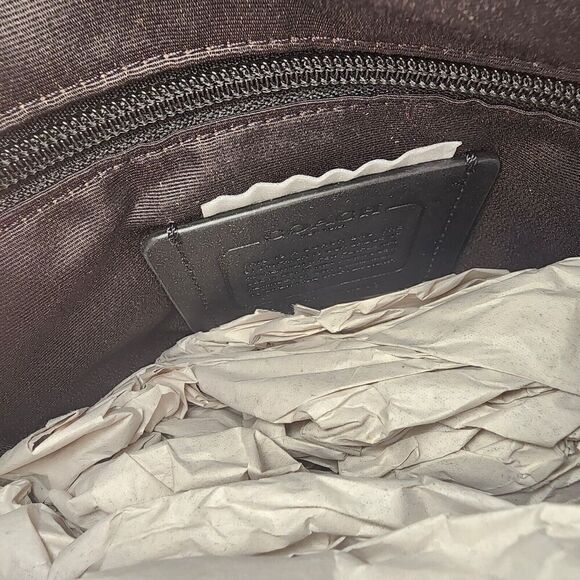 NWT Coach CR268 Track Pack In Colorblock Signature Soft Green Khaki - Picture 5 of 7